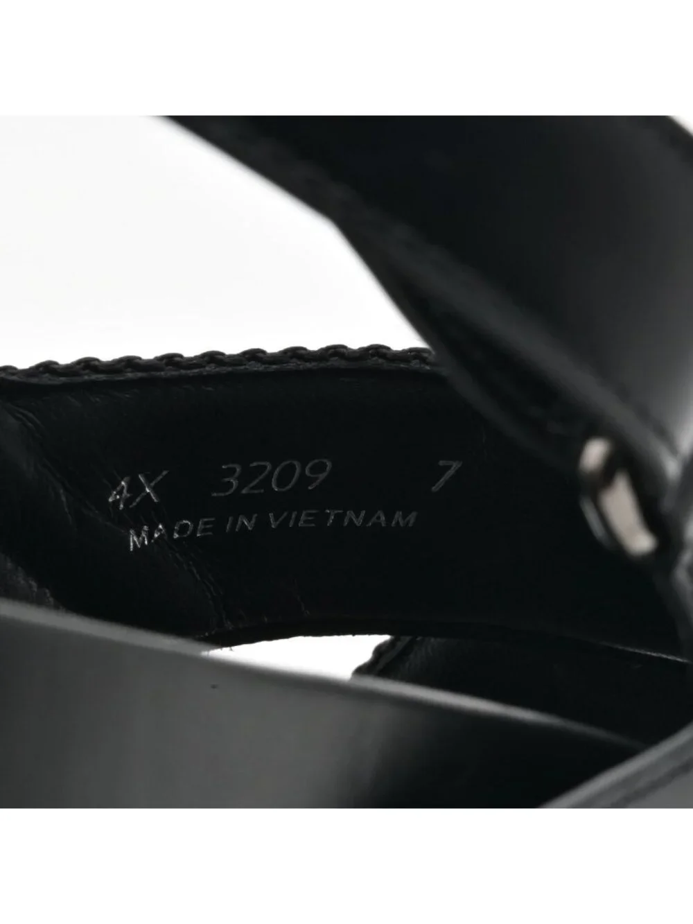 Prada Sandals Black Leather 7